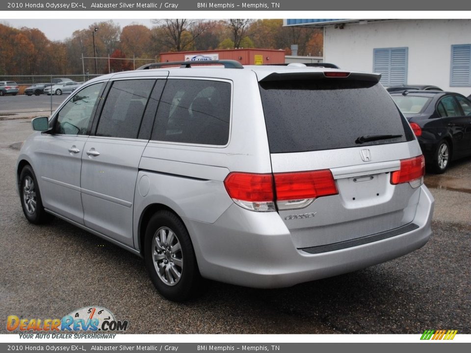 2010 Honda Odyssey EX-L Alabaster Silver Metallic / Gray Photo #3