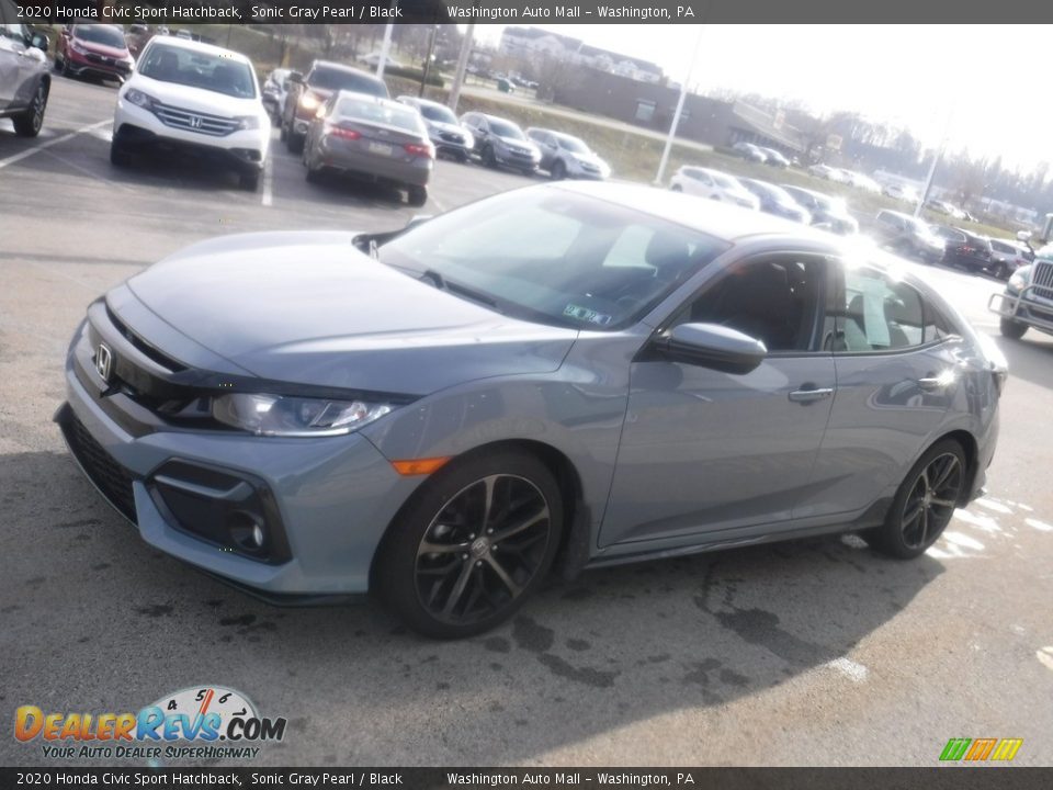 2020 Honda Civic Sport Hatchback Sonic Gray Pearl / Black Photo #5