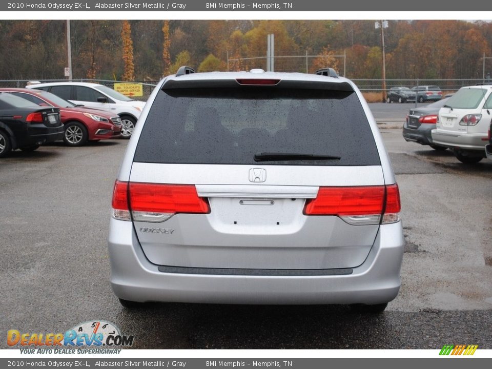 2010 Honda Odyssey EX-L Alabaster Silver Metallic / Gray Photo #4