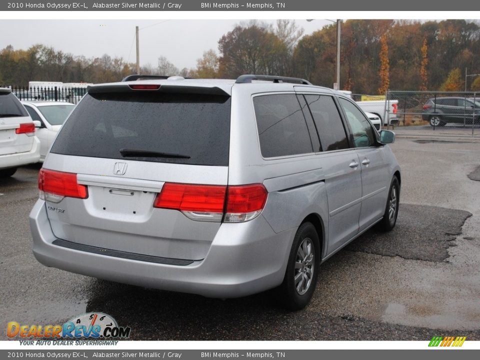 2010 Honda Odyssey EX-L Alabaster Silver Metallic / Gray Photo #5