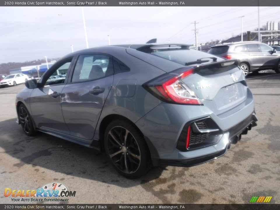 2020 Honda Civic Sport Hatchback Sonic Gray Pearl / Black Photo #7