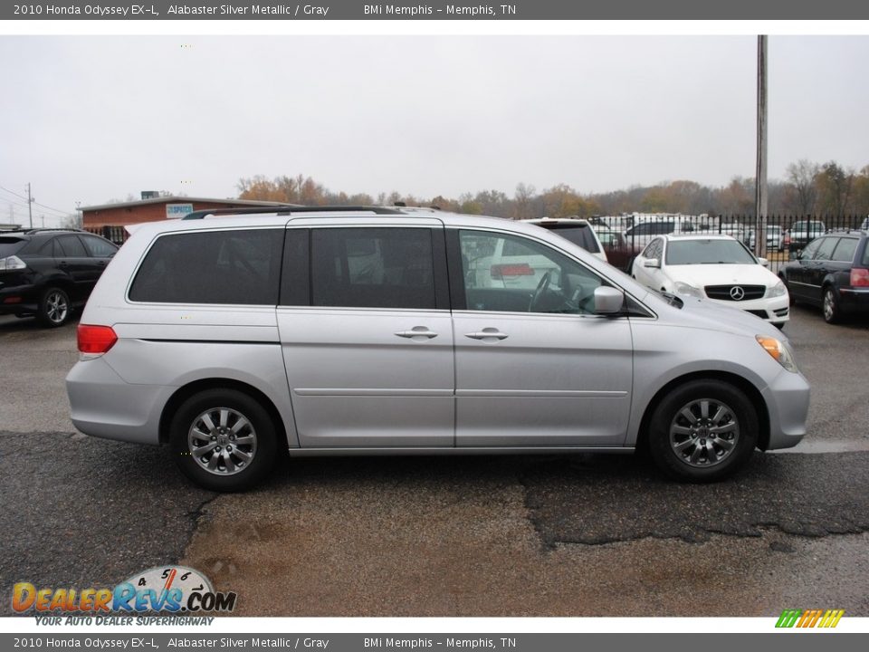 2010 Honda Odyssey EX-L Alabaster Silver Metallic / Gray Photo #6