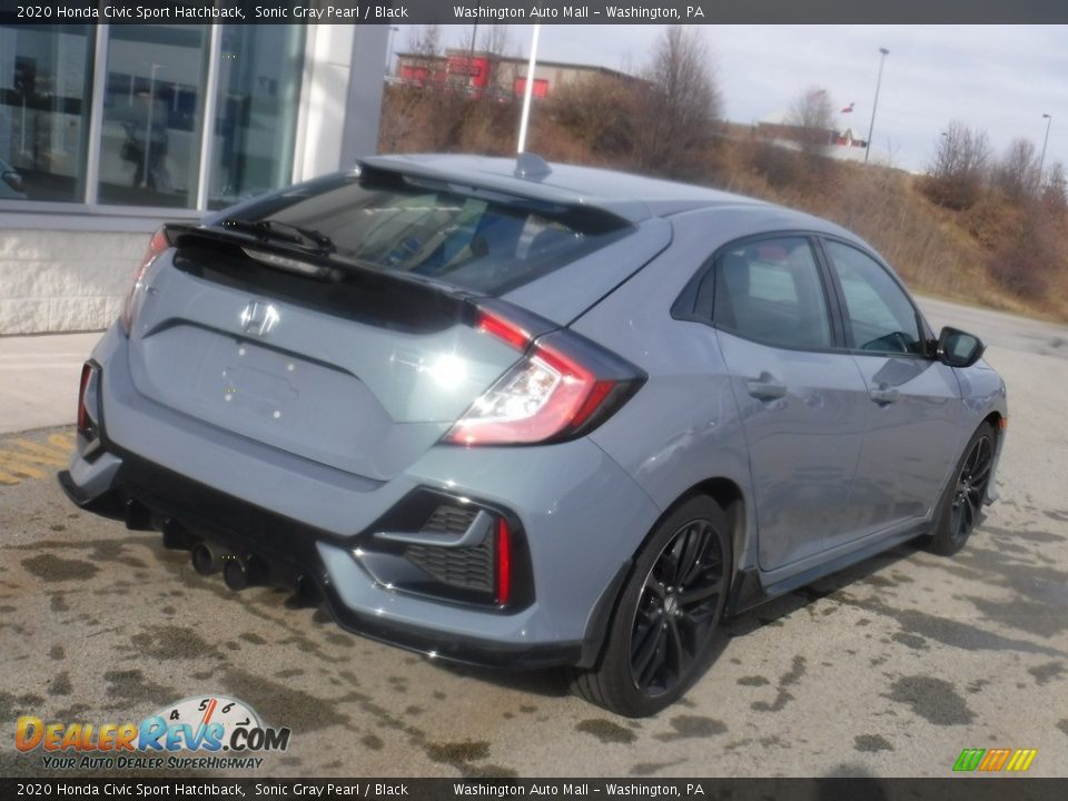 2020 Honda Civic Sport Hatchback Sonic Gray Pearl / Black Photo #9