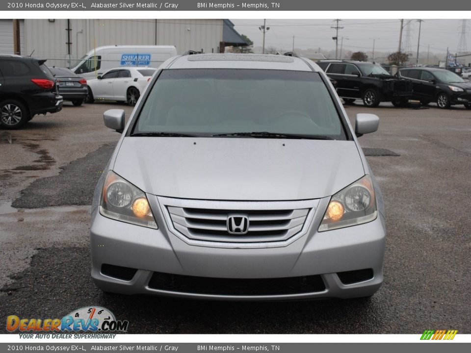 2010 Honda Odyssey EX-L Alabaster Silver Metallic / Gray Photo #8