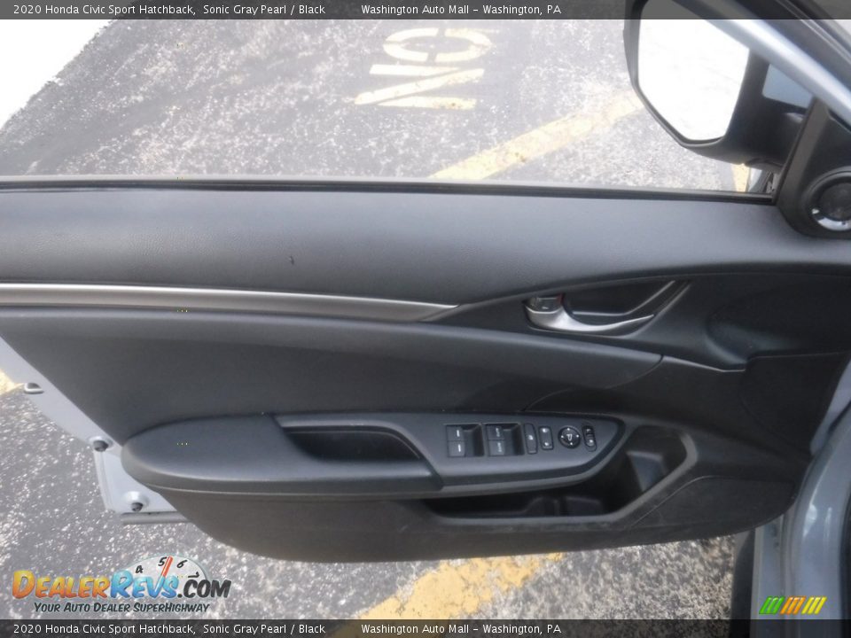 2020 Honda Civic Sport Hatchback Sonic Gray Pearl / Black Photo #11