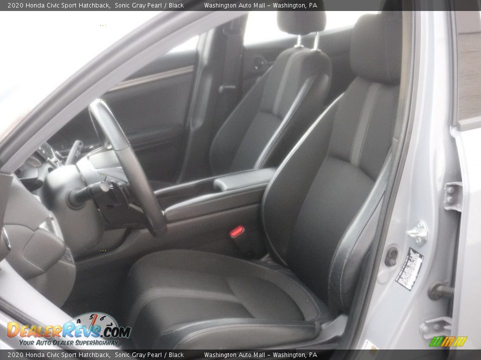 2020 Honda Civic Sport Hatchback Sonic Gray Pearl / Black Photo #13