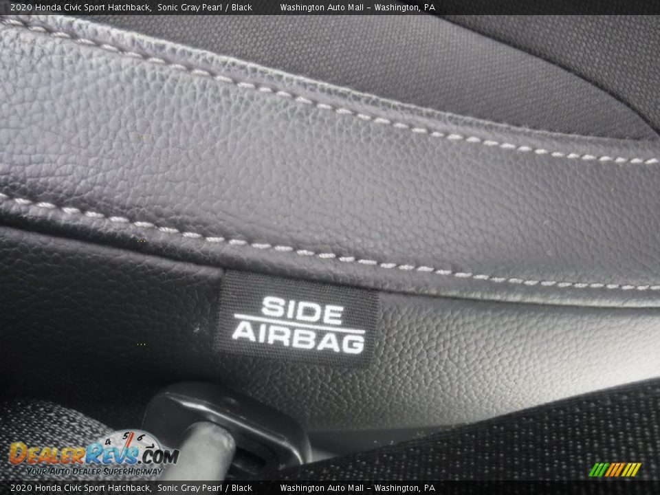 2020 Honda Civic Sport Hatchback Sonic Gray Pearl / Black Photo #14