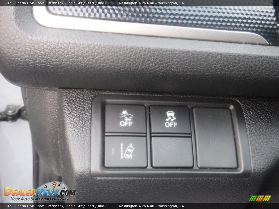 2020 Honda Civic Sport Hatchback Sonic Gray Pearl / Black Photo #15