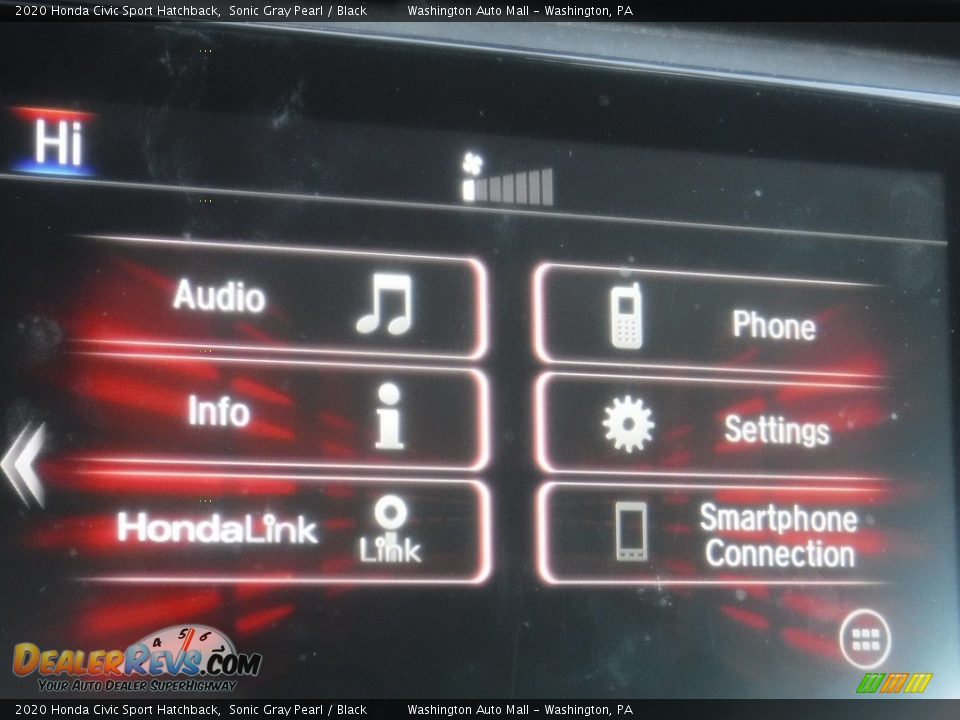 2020 Honda Civic Sport Hatchback Sonic Gray Pearl / Black Photo #18