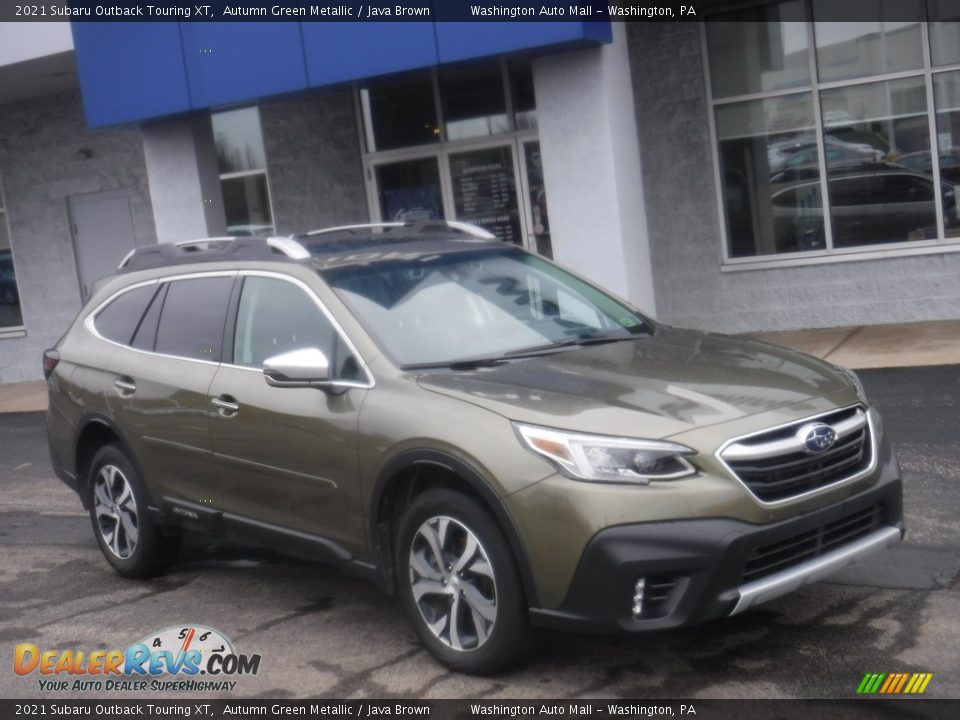 2021 Subaru Outback Touring XT Autumn Green Metallic / Java Brown Photo #1