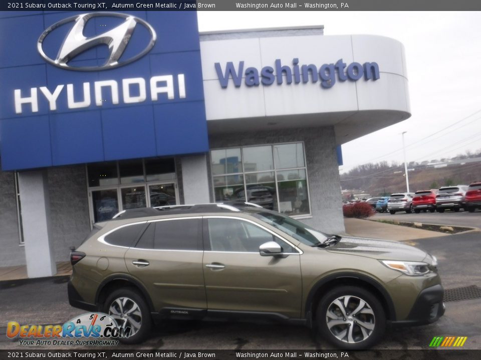 2021 Subaru Outback Touring XT Autumn Green Metallic / Java Brown Photo #2