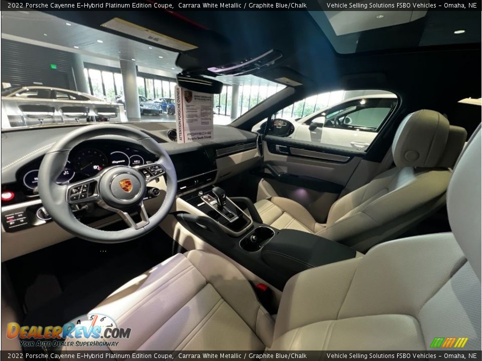 Front Seat of 2022 Porsche Cayenne E-Hybrid Platinum Edition Coupe Photo #7