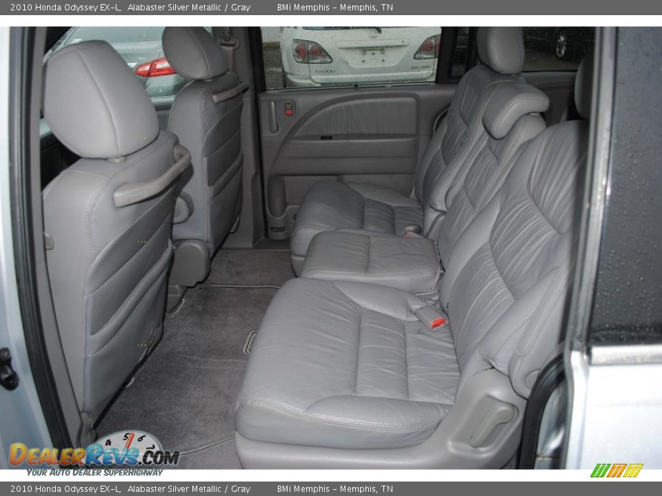 2010 Honda Odyssey EX-L Alabaster Silver Metallic / Gray Photo #23