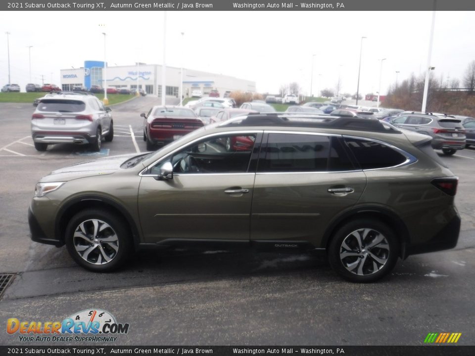 2021 Subaru Outback Touring XT Autumn Green Metallic / Java Brown Photo #7