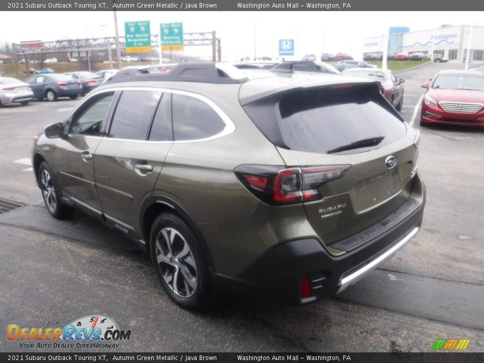 2021 Subaru Outback Touring XT Autumn Green Metallic / Java Brown Photo #8