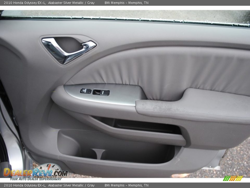 2010 Honda Odyssey EX-L Alabaster Silver Metallic / Gray Photo #27