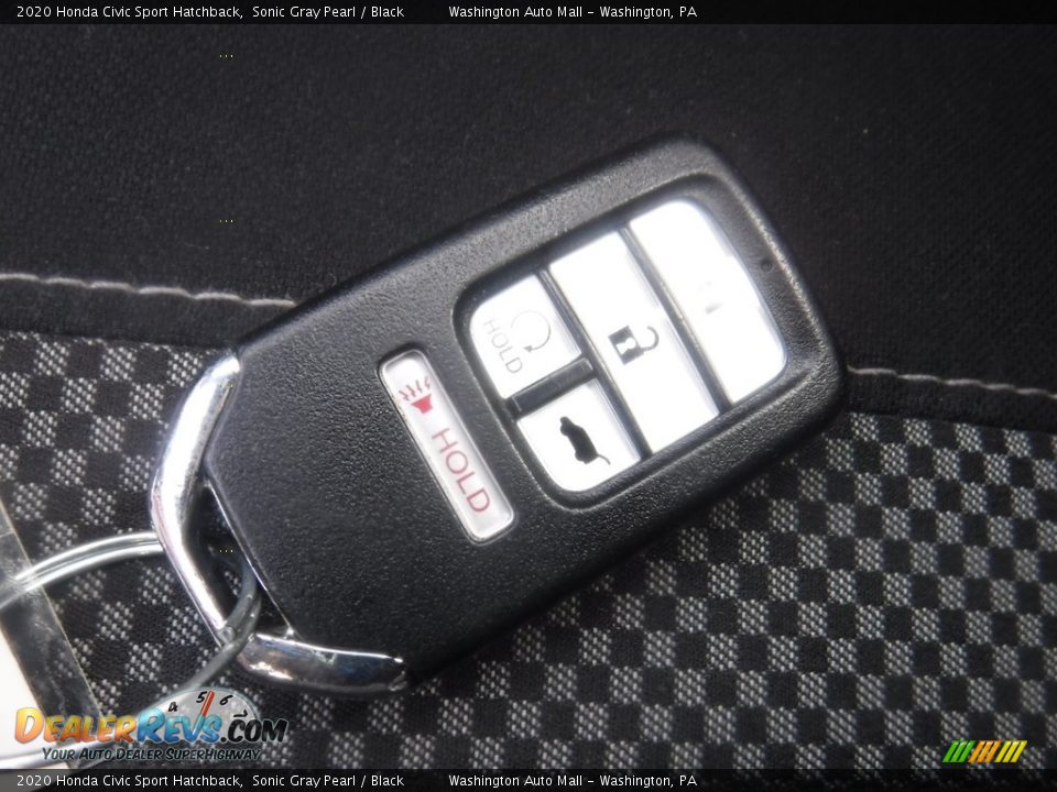 2020 Honda Civic Sport Hatchback Sonic Gray Pearl / Black Photo #28