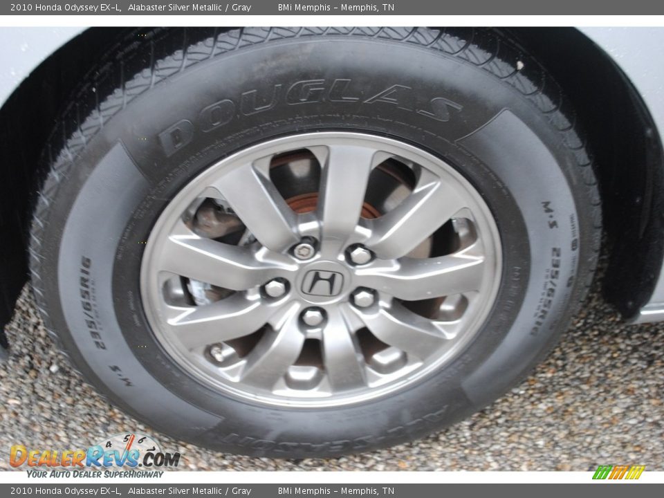 2010 Honda Odyssey EX-L Alabaster Silver Metallic / Gray Photo #31