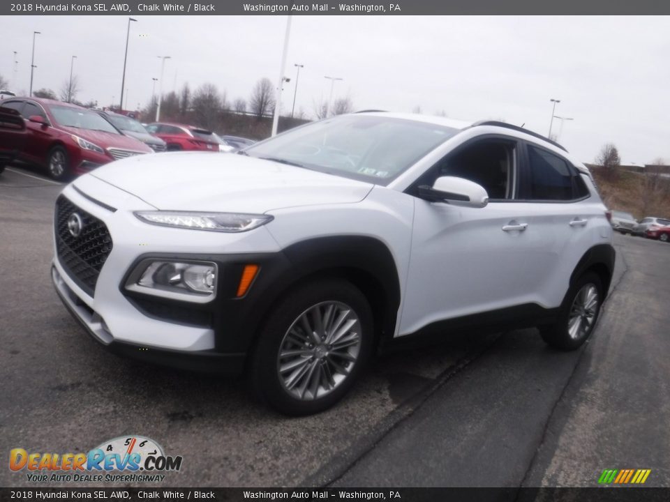 2018 Hyundai Kona SEL AWD Chalk White / Black Photo #6