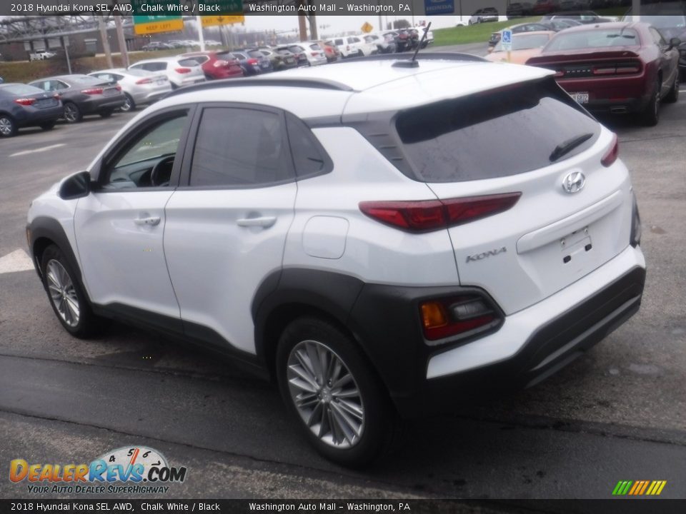 2018 Hyundai Kona SEL AWD Chalk White / Black Photo #8