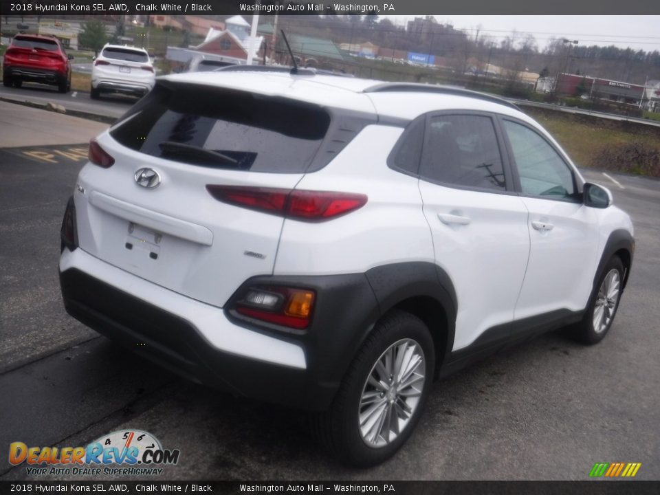 2018 Hyundai Kona SEL AWD Chalk White / Black Photo #10