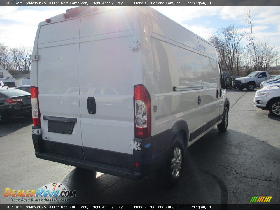 2015 Ram ProMaster 2500 High Roof Cargo Van Bright White / Gray Photo #4