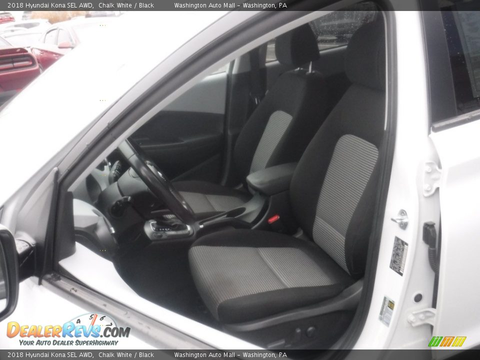 2018 Hyundai Kona SEL AWD Chalk White / Black Photo #17