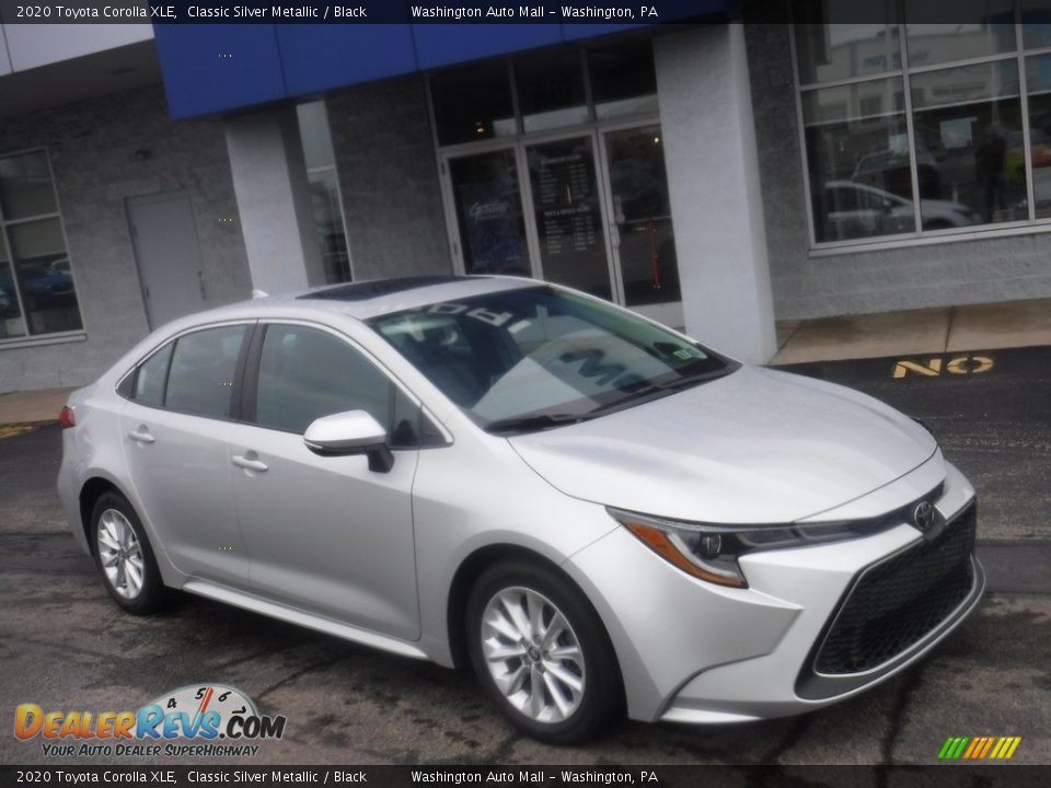 2020 Toyota Corolla XLE Classic Silver Metallic / Black Photo #1