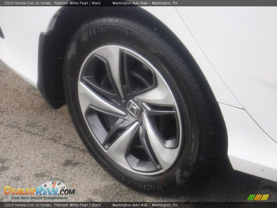 2020 Honda Civic LX Sedan Platinum White Pearl / Black Photo #5