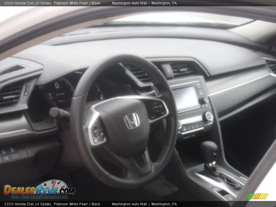 2020 Honda Civic LX Sedan Platinum White Pearl / Black Photo #10