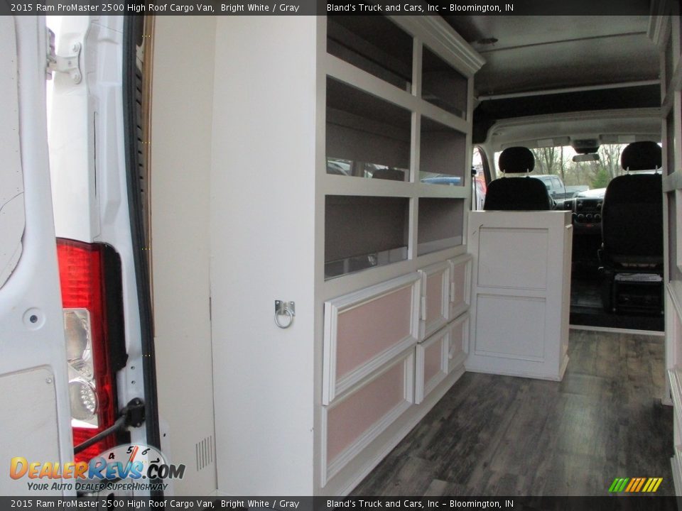 2015 Ram ProMaster 2500 High Roof Cargo Van Bright White / Gray Photo #19