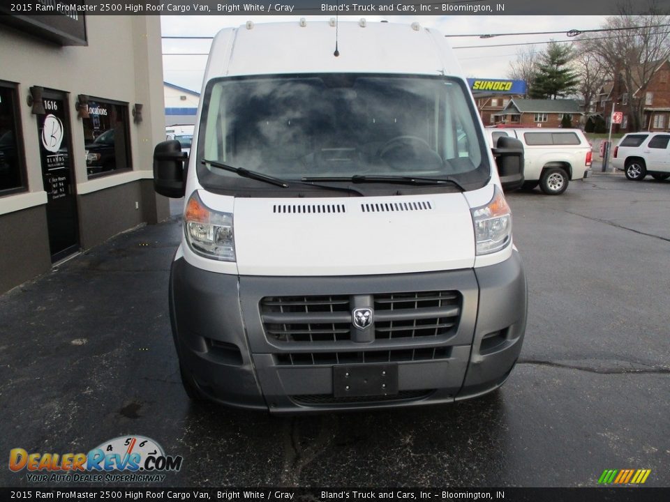 2015 Ram ProMaster 2500 High Roof Cargo Van Bright White / Gray Photo #21