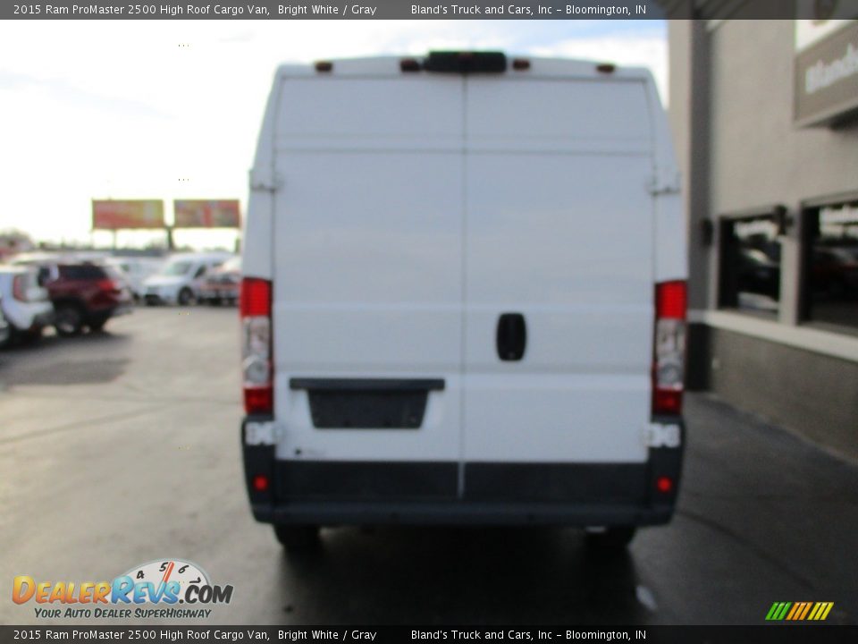 2015 Ram ProMaster 2500 High Roof Cargo Van Bright White / Gray Photo #23