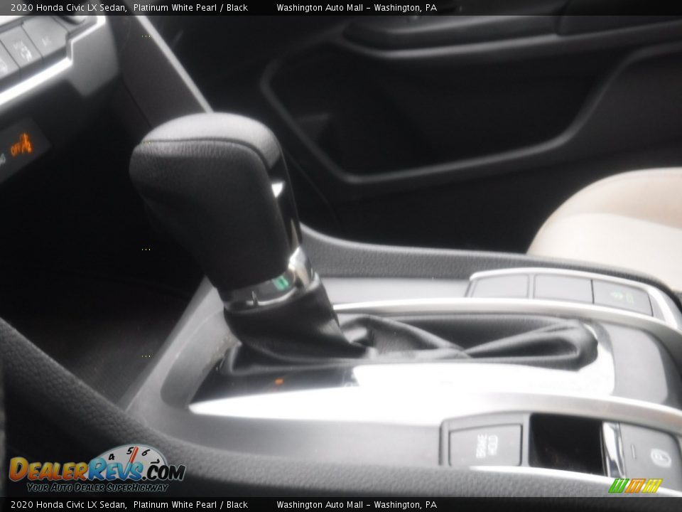 2020 Honda Civic LX Sedan Platinum White Pearl / Black Photo #17