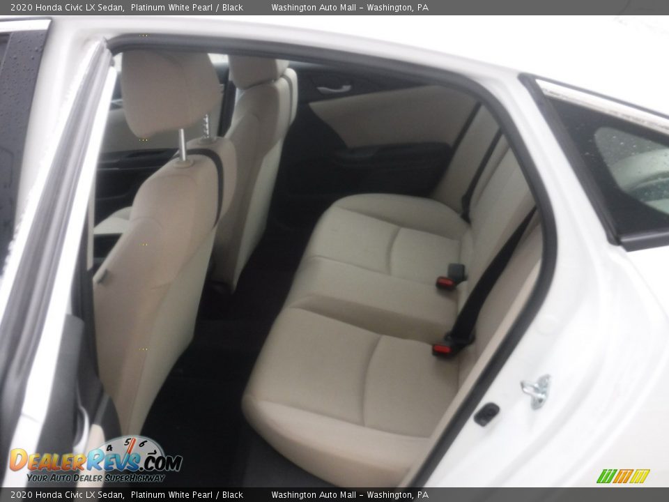 2020 Honda Civic LX Sedan Platinum White Pearl / Black Photo #23