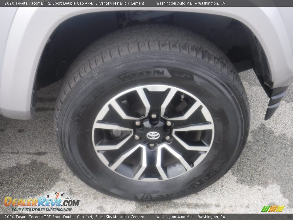 2020 Toyota Tacoma TRD Sport Double Cab 4x4 Silver Sky Metallic / Cement Photo #4
