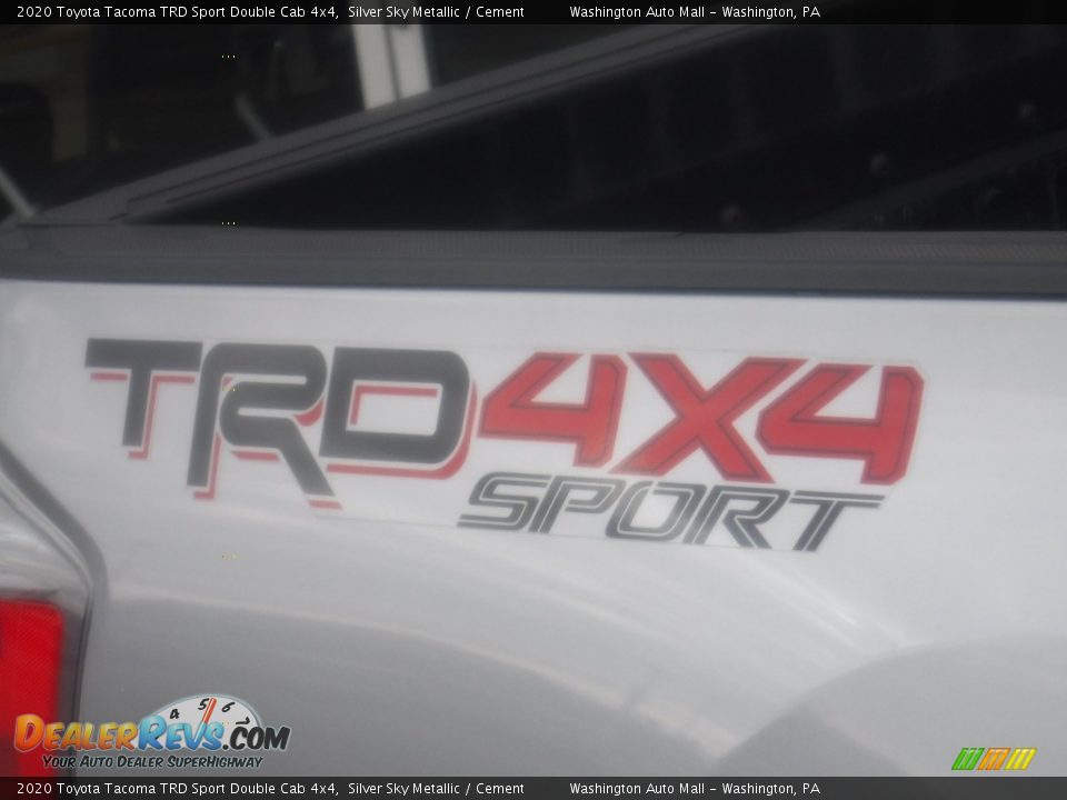 2020 Toyota Tacoma TRD Sport Double Cab 4x4 Silver Sky Metallic / Cement Photo #5
