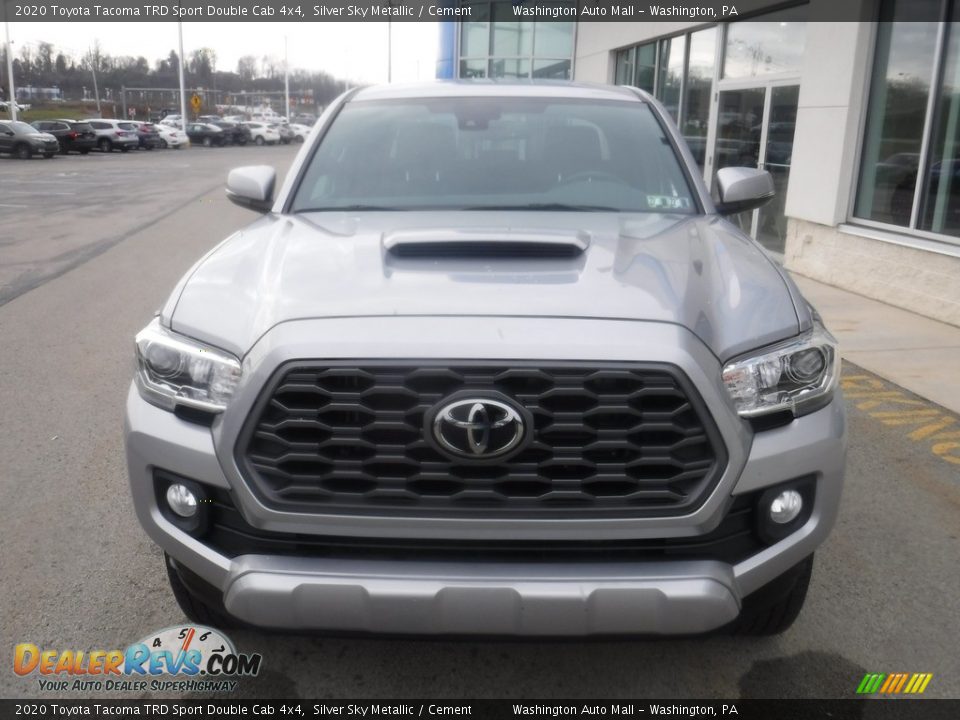 2020 Toyota Tacoma TRD Sport Double Cab 4x4 Silver Sky Metallic / Cement Photo #6