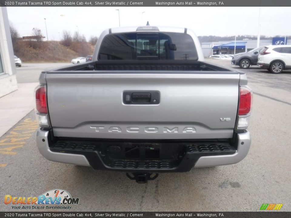 2020 Toyota Tacoma TRD Sport Double Cab 4x4 Silver Sky Metallic / Cement Photo #10