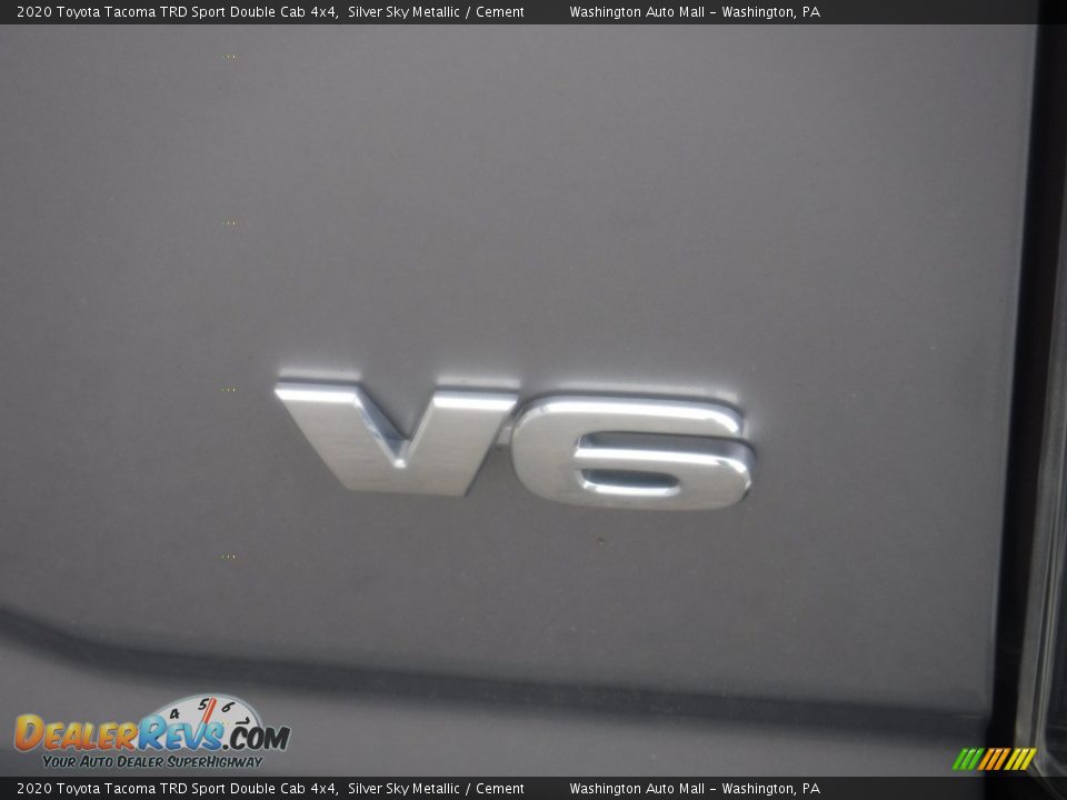 2020 Toyota Tacoma TRD Sport Double Cab 4x4 Silver Sky Metallic / Cement Photo #12