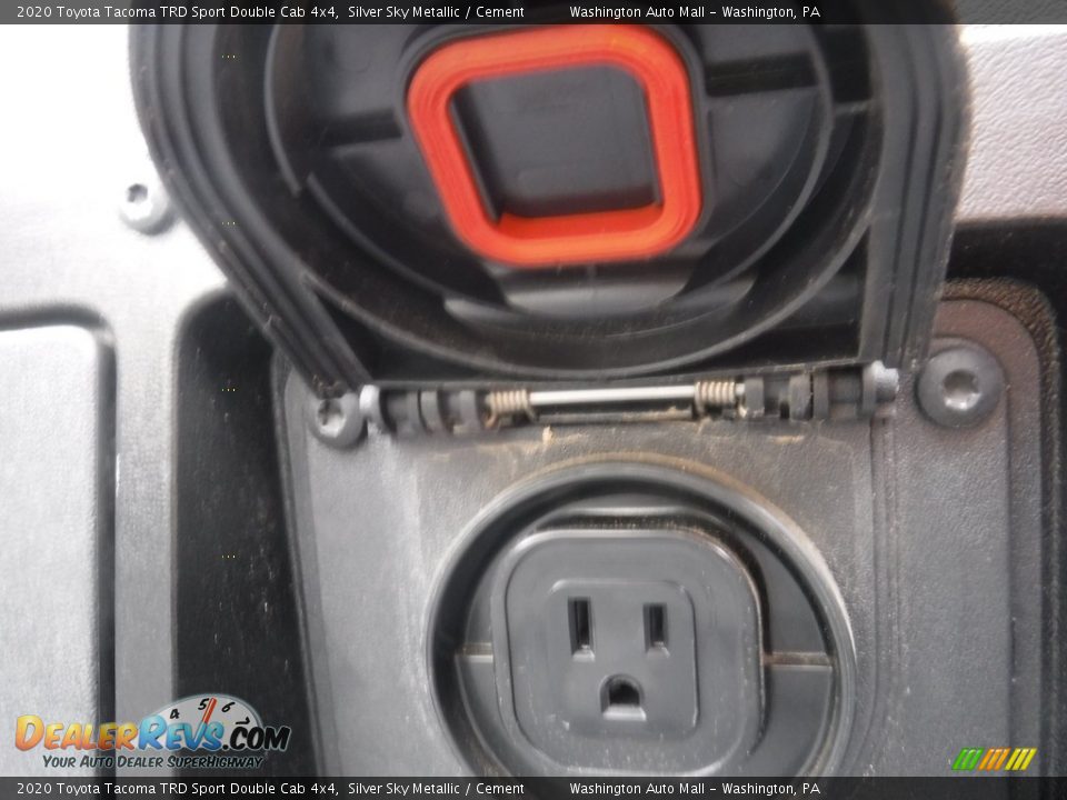 2020 Toyota Tacoma TRD Sport Double Cab 4x4 Silver Sky Metallic / Cement Photo #16