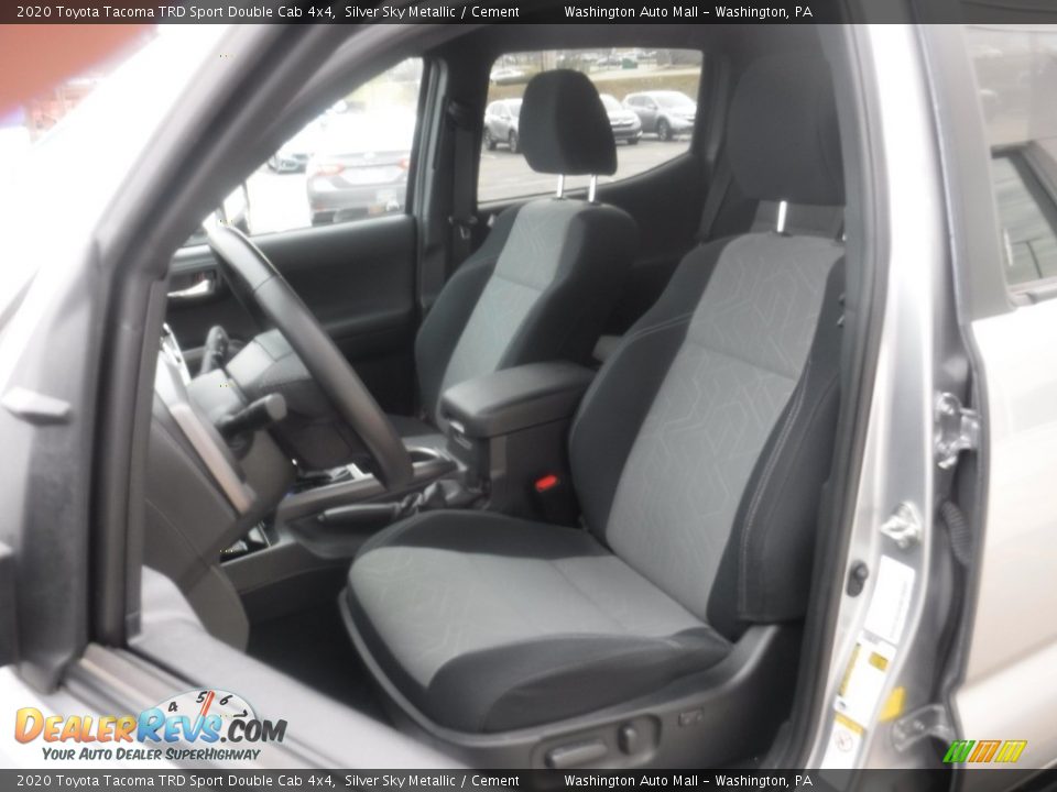 2020 Toyota Tacoma TRD Sport Double Cab 4x4 Silver Sky Metallic / Cement Photo #19