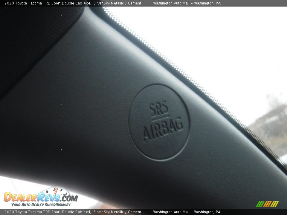2020 Toyota Tacoma TRD Sport Double Cab 4x4 Silver Sky Metallic / Cement Photo #22