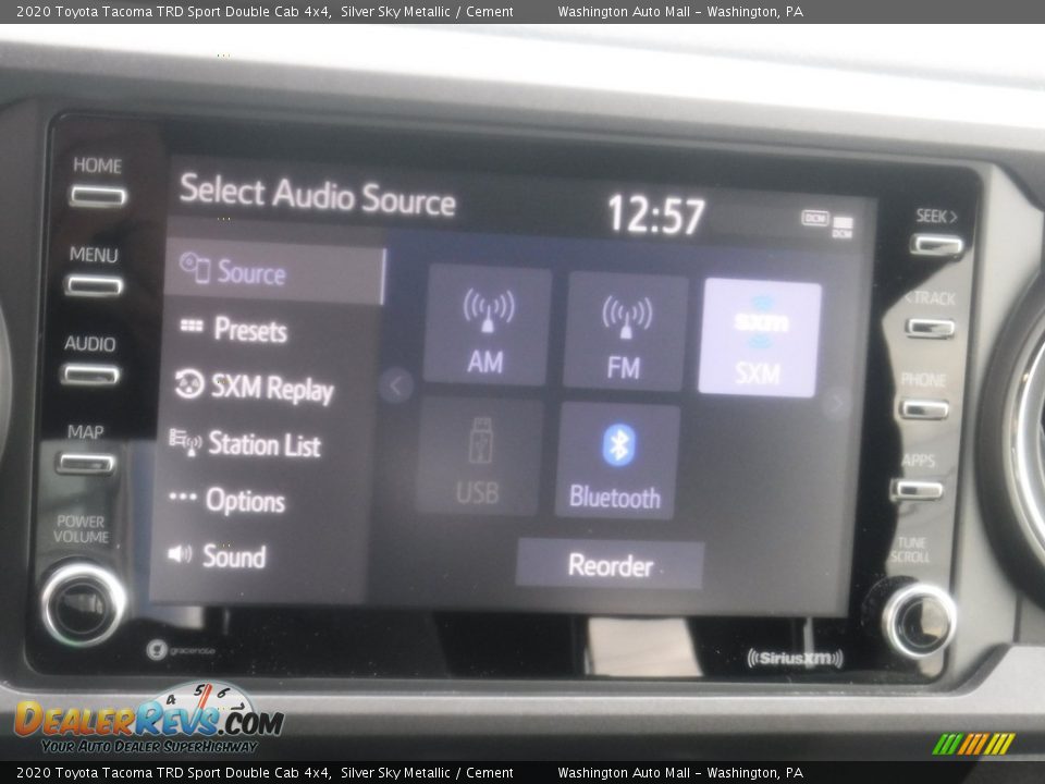 2020 Toyota Tacoma TRD Sport Double Cab 4x4 Silver Sky Metallic / Cement Photo #25
