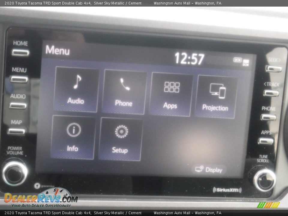 2020 Toyota Tacoma TRD Sport Double Cab 4x4 Silver Sky Metallic / Cement Photo #27