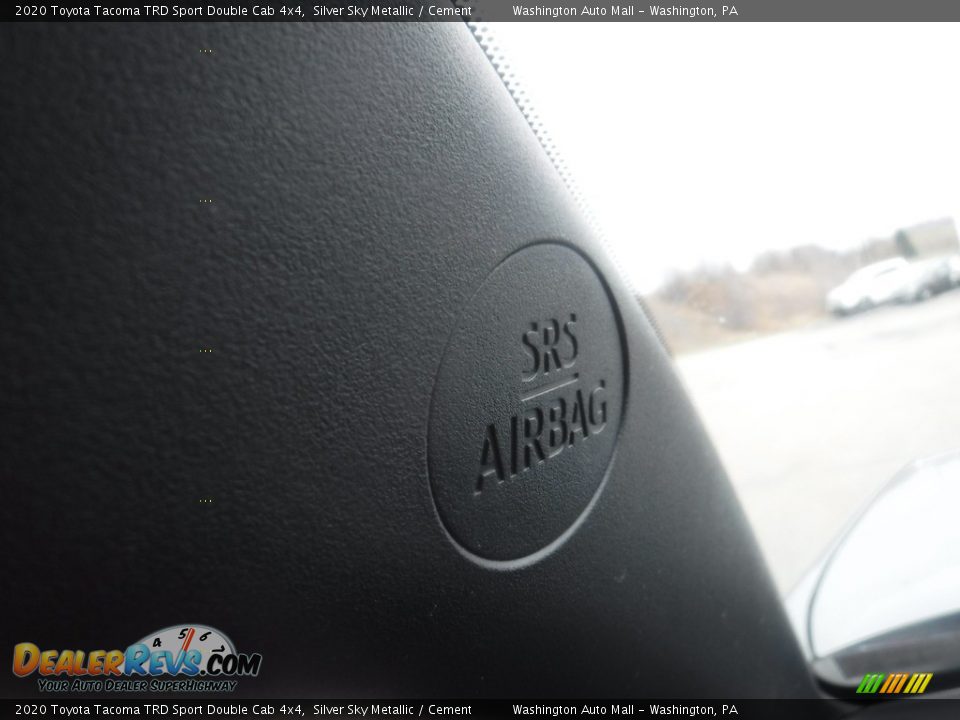 2020 Toyota Tacoma TRD Sport Double Cab 4x4 Silver Sky Metallic / Cement Photo #29