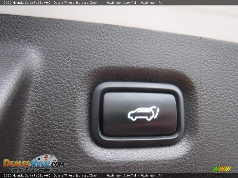 2020 Hyundai Santa Fe SEL AWD Quartz White / Espresso/Gray Photo #26