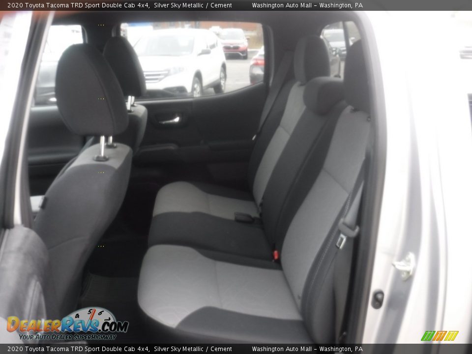 2020 Toyota Tacoma TRD Sport Double Cab 4x4 Silver Sky Metallic / Cement Photo #34