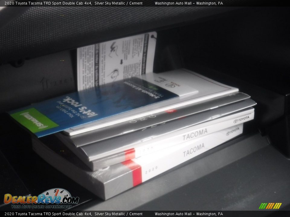 2020 Toyota Tacoma TRD Sport Double Cab 4x4 Silver Sky Metallic / Cement Photo #35