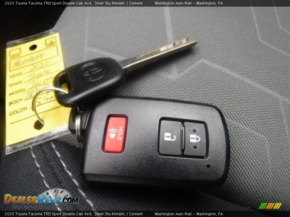 2020 Toyota Tacoma TRD Sport Double Cab 4x4 Silver Sky Metallic / Cement Photo #36